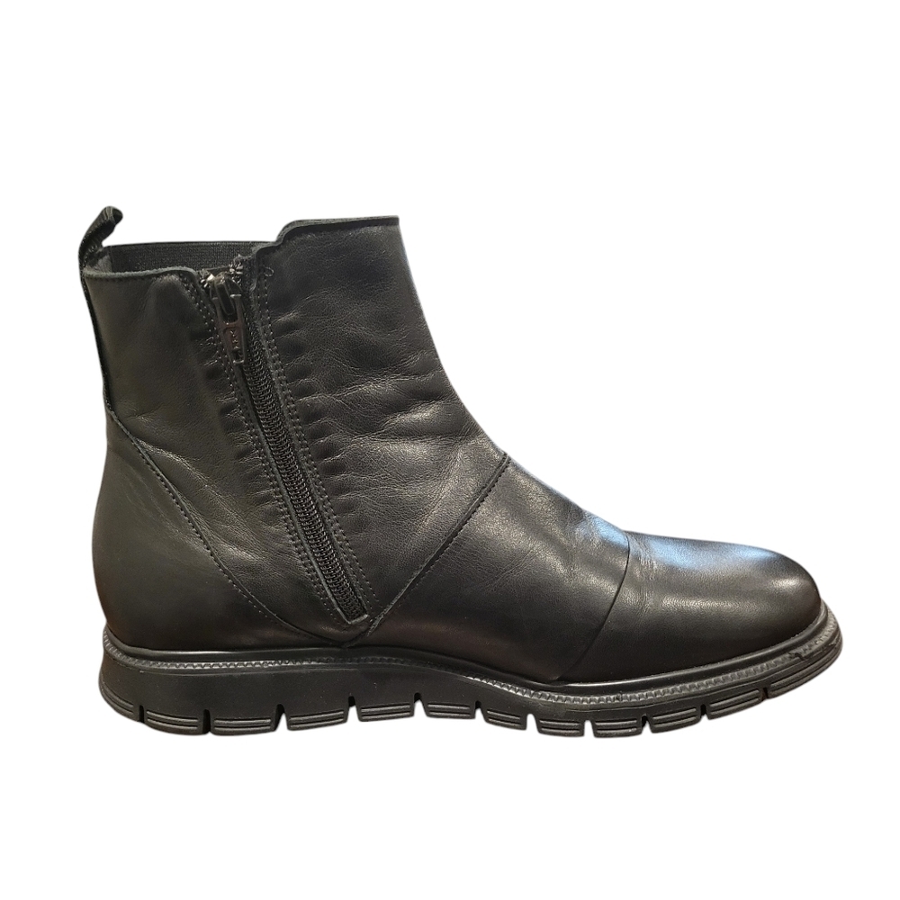 Cloud Gish Leather Boots Lightweight Black Women 7-7.5 (EU 38) Made in Portugal - Picture 2 of 7